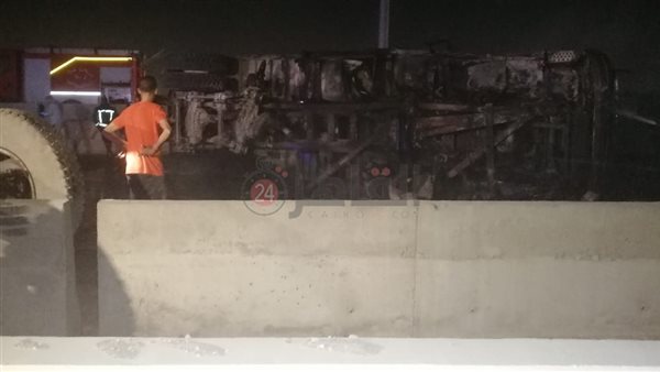 جانب من الحادث 