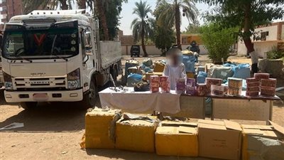 الداخلية: ضبط محاولة تهريب مواد مخدرة في أسوان