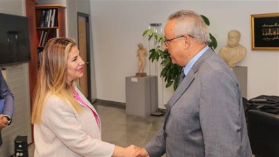 مدير مكتبة الإسكندرية يستقبل ممثل مفوضية الأمم المتحدة لشئون اللاجئين في مصر