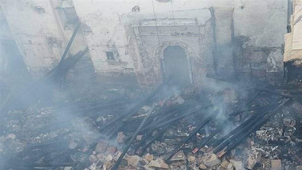 حريق مسجد البيه الأثري