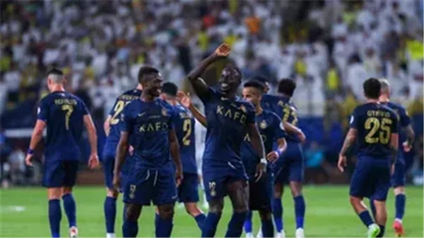 فريق النصر من مباراة