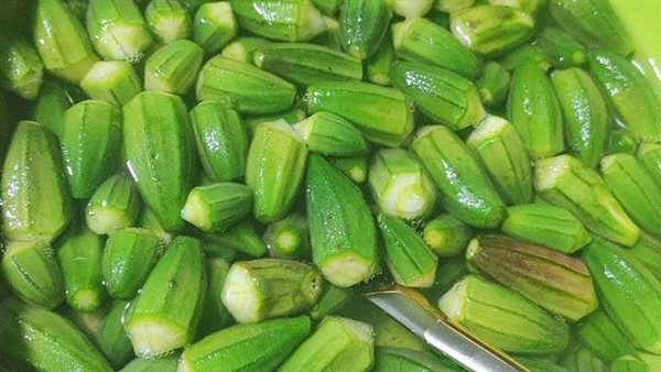  تخزين البامية