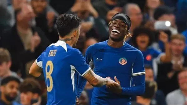 فريق تشيلسي من مباراة