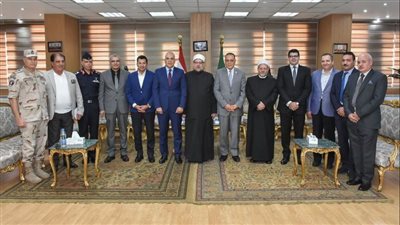 3 وزراء ومفتي الجمهورية يزورون الشرقية احتفالًا بالعيد القومي | صور