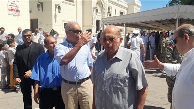 تشييع جثمان الربان محمود سعد بطل تدمير الحفار الإسرائيلي من مسجد المواساة 