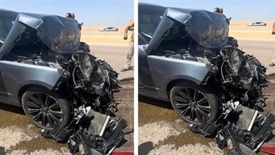 الدم كان مغرق العربية.. مدير أعمال تامر حسني يتعرض لحادث سير مروع | بث مباشر