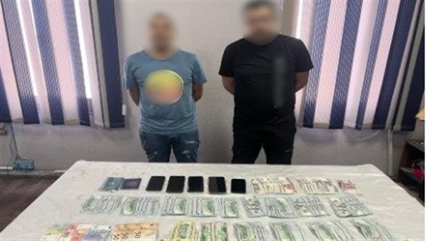 المتهمين والمضبوطات