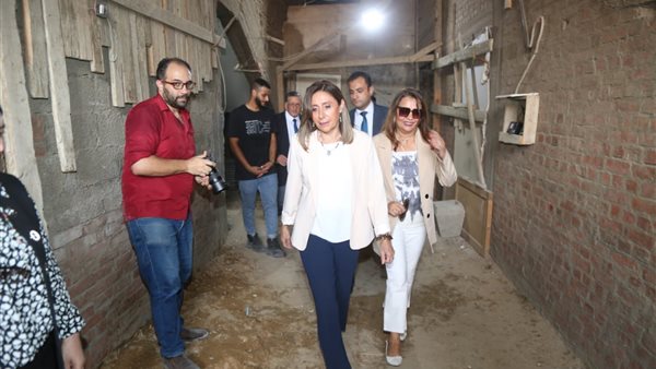 وزيرة الثقافة تتفقد