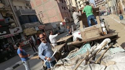 تحرير 310 محاضر مخالفة خلال حملات لرفع الإشغالات في 3 مراكز بالمنيا