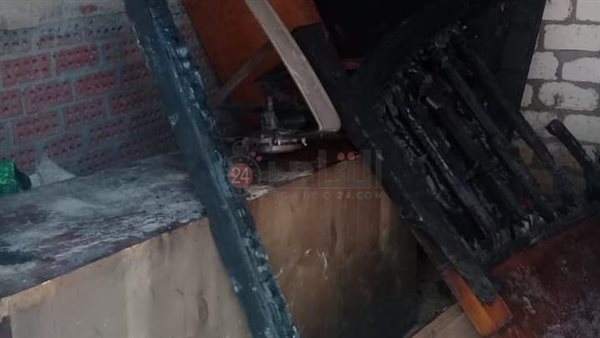  اندلاع حريق في منزل