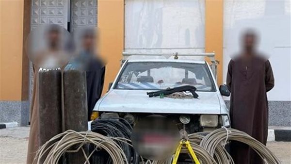 المتهمين والمضبوطات