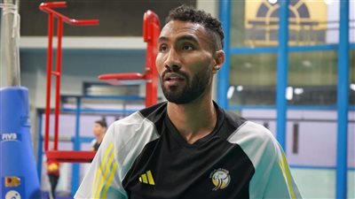 لاعب ليبيا للطائرة: هدفنا تحقيق ميدالية في بطولة إفريقيا.. ونشكر مصر على حسن التنظيم