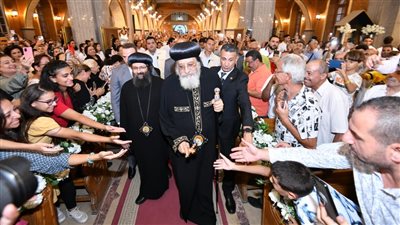 البابا تواضروس الثاني يهنئ الأقباط بعيد النيروز خلال اجتماع الأربعاء