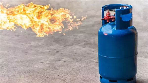 انفجار أنبوبة غاز