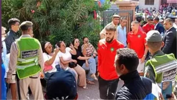 لاعبو المغرب في أحد