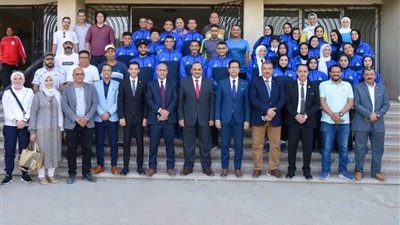 جامعة بنها تشارك في أسبوع شباب الجامعات الثالث عشر بحلوان