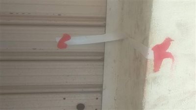 غلق وتشميع مغسلة وورشة ميكانيكي سيارات بمدينة نصر 