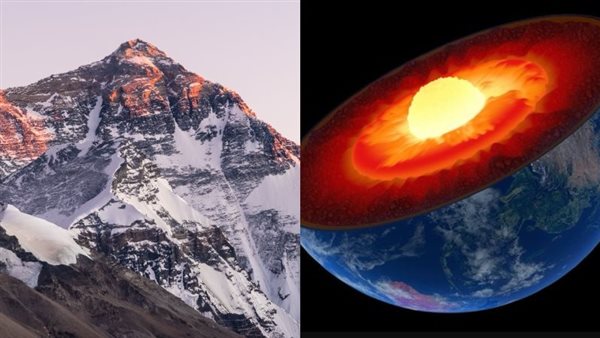 باطن الأرض وجبل إيفرست