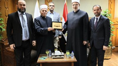 وكيل الأزهر يستقبل مفتي جمهورية مقدونيا الشمالية لبحث التعاون المشترك