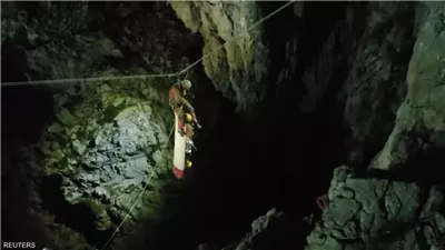 إنقاذ مستكشف كهوف أمريكي بعد حصاره على عمق 1000 متر في تركيا