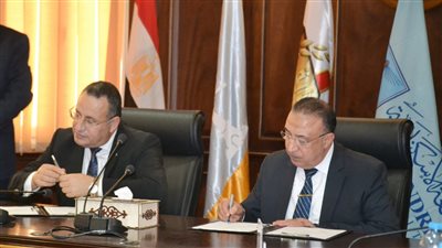 محافظ الإسكندرية يشهد توقيع بروتوكول تعاون لربط البحث العلمي بمشروعات التنمية العمرانية