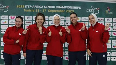 وزير الرياضة يهنئ منتخب سيدات تنس الطاولة بالفوز بلقب إفريقيا والتأهل لأولمبياد باريس 