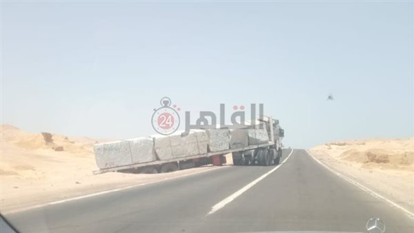 انزلاق مقطورة محملة