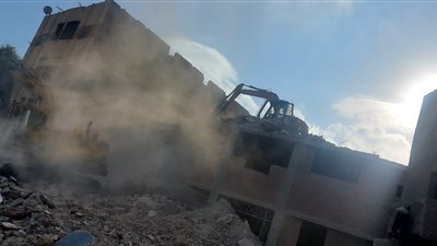 محافظة القاهرة تعلن الانتهاء من إزالة عقار مصر القديمة المائل