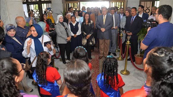 جانب من استقبال رئيس