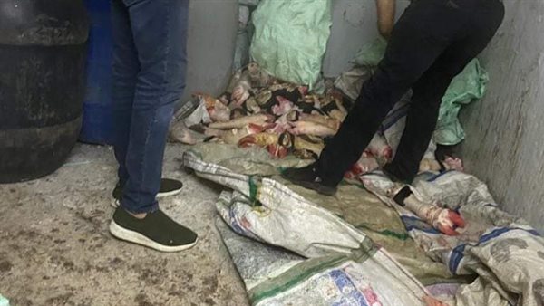 ضبط كوارع فاسدة بالوراق