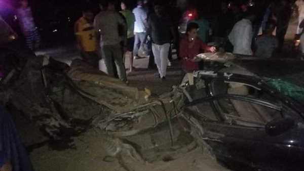 آثار الحادث