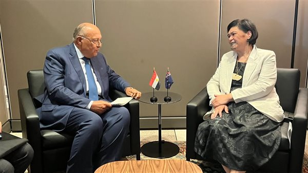 سامح شكري يلتقى نظيرته