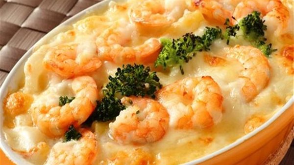 مكرونة وايت صوص بالمشروم