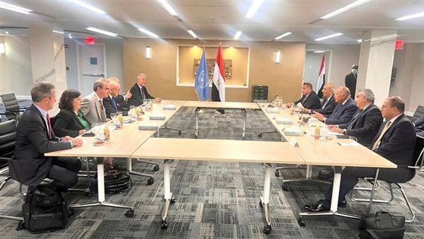 سامح شكري يستقبل