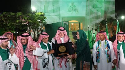 سفير السعودية بالقاهرة يقيم حفل استقبال للمواطنين السعوديين بمناسبة اليوم الوطني الـ 93