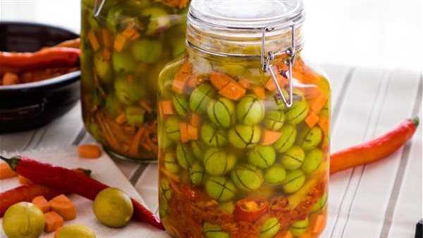 طرق تخليل الزيتون