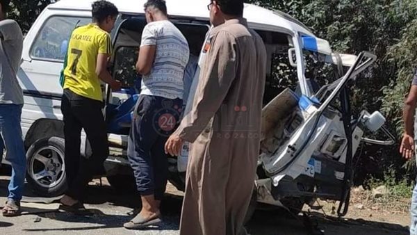 حادث تصادم سيارتين