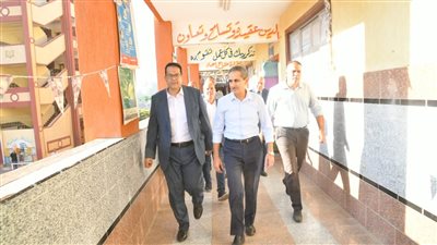 محافظ الغربية يتفقد 6 مدارس في بسيون للتأكد من جاهزيتها لاستقبال العام الدراسي الجديد