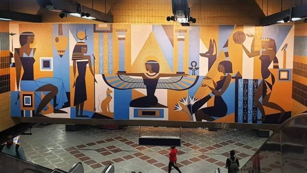 لوحات مترو الانفاق