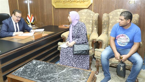 لقاء محافظ المنوفية