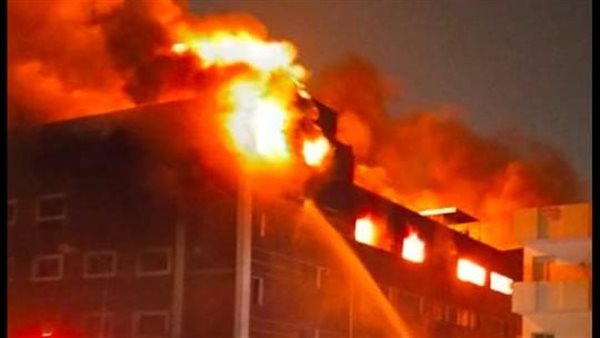 حريق العبور