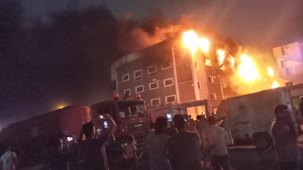 حريق العبور