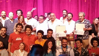 بحضور محمد ممدوح.. تكريم أبطال مسلسل رشيد ضمن فعاليات مهرجان المسرح العربي في دورته الـ 39 | صور