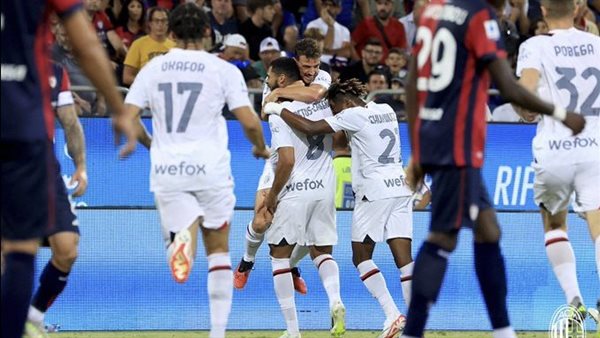 مباراة ميلان وكالياري