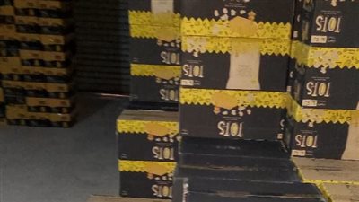 ضبط 3300 عبوة مواد غذائية منتهية الصلاحية بالغربية