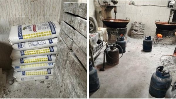 المصنع والمضبوطات