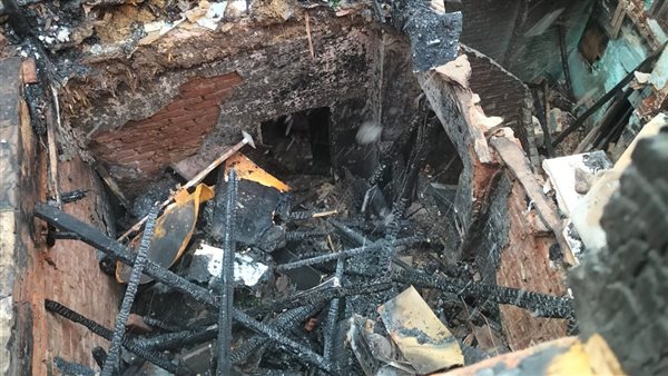 حريق عقار شبرا 