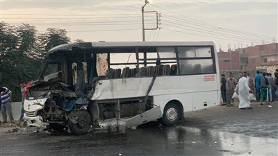 انقلاب أتوبيس مدرسة خاصة بالمعادي 