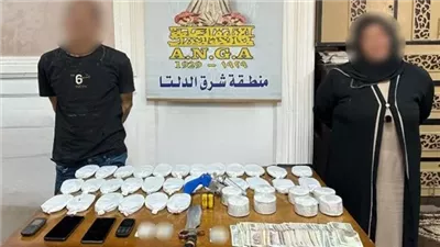 ضبط مسجل خطر وزوجته بحوزتهما مخدرات بـ 600 ألف جنيه بالدقهلية 
