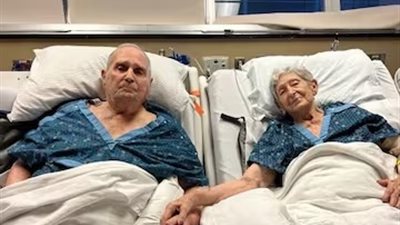 متزوجان منذ 69 عامًا.. زوجان يقضيان لحظاتهما الأخيرة معًا داخل أسوار المستشفى